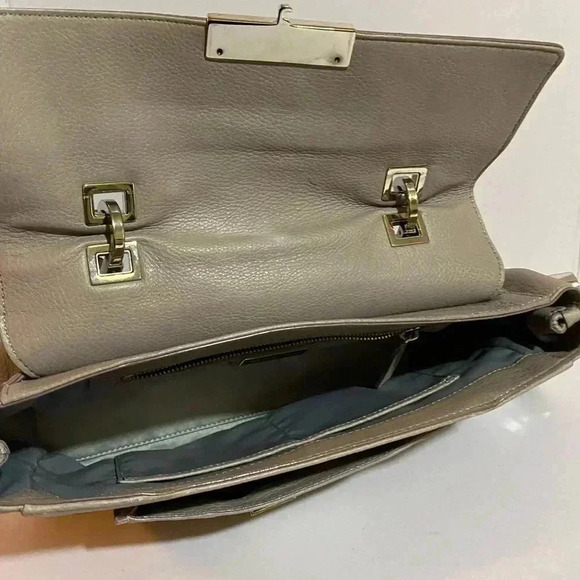 Michael kors grey leather satchel handbag - Picture 11 of 13